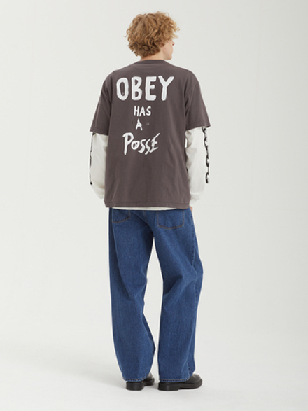 Мужская Футболка Obey Has A Posse