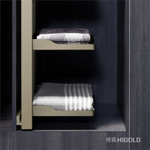 Боковая 3-х полочная корзина для хранения, 356x465x780 мм, расположение с правой стороны