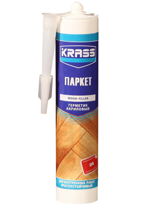 Герметик акриловый KRASS по дереву Паркет сосна 0,300 л