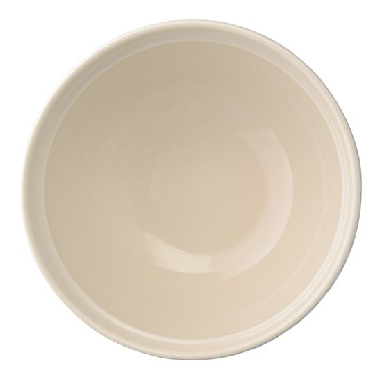 Миска кремового цвета с рельефным узором Ягоды Тайги из коллекции russian north, 1,5 л