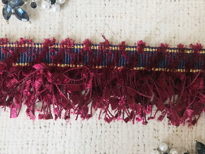 Тесьма текстиль люрекс жаккард, ш.  3,5 см.