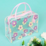 Косметичка «Adventure - Peas», цветы, цвет розовый, 24*17см