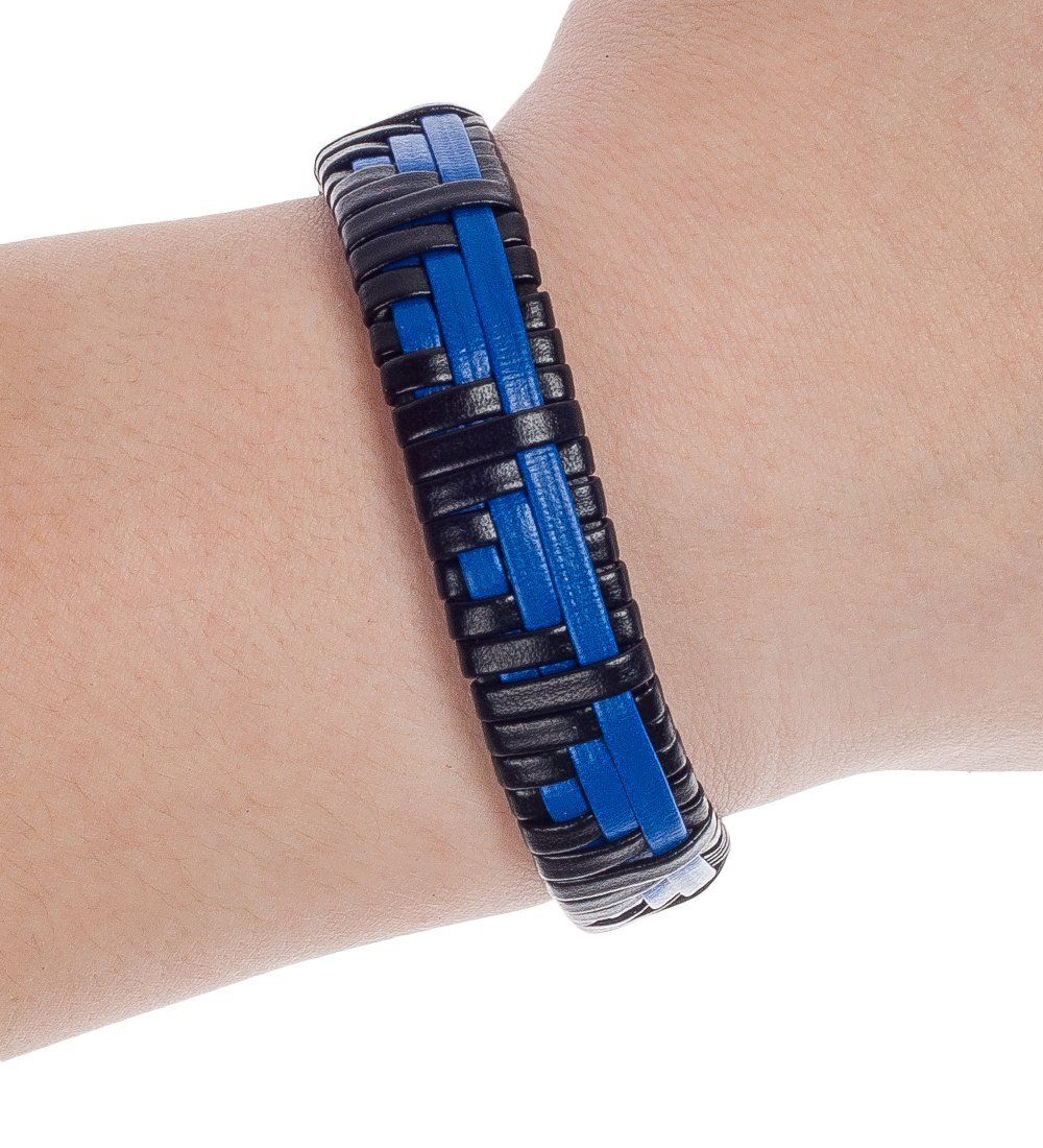 Y-BKB019 Браслет цветной нат.кожа