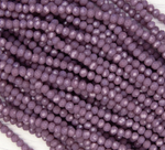 БН023НН23 Хрустальные бусины "рондель", цвет: светло-фиолетовый непр., 2х3 мм, 95-100 шт.