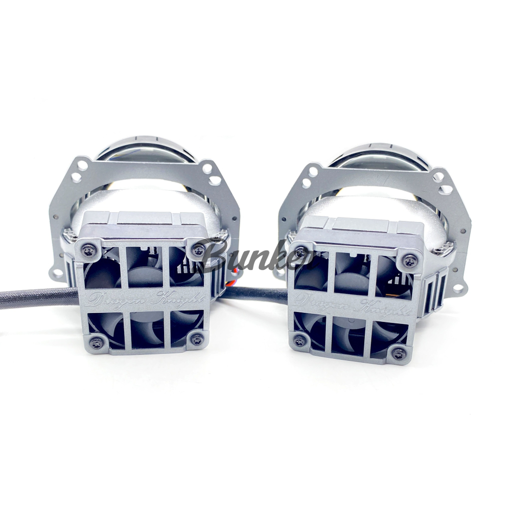 Светодиодные линзы Bi-Led модули Aozoom Dragon Kinght К7, 3", 5500K 55/82W