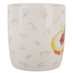Кружка "Фруктовый сад.Персик" v=350мл (фарфор) (подарочная упаковка)