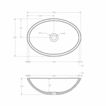 Раковина накладная прозрачная ABBER Kristall AT2802Vesuvian оливковая