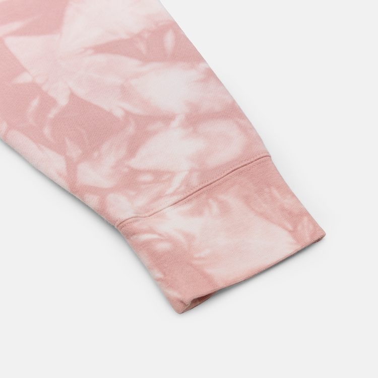 Толстовка мужская HUF Broadcast Tie-Dye артикул:PF00386_CORAL - купить в магазине Дайс