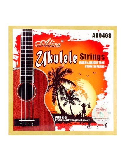 Струны для укулеле сопрано ALICE AU046-S