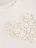 Футболка для девочки Next E44-440, Молочный