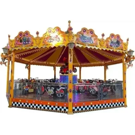 Карусель «Moto racing» с установкой