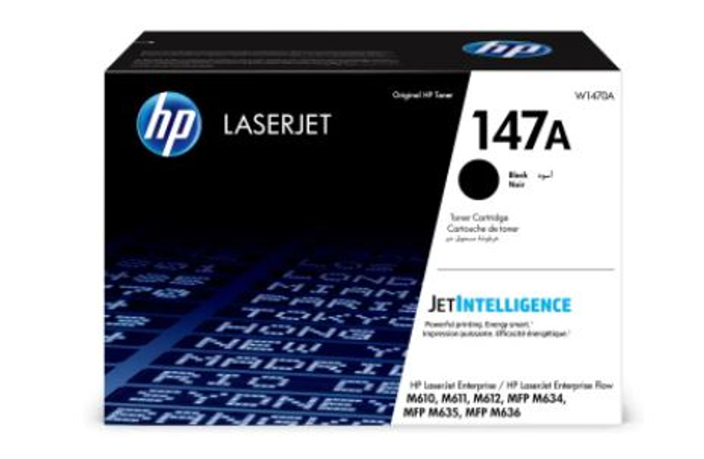Тонер-картридж HP Europe Black Original LaserJet (W1470A)