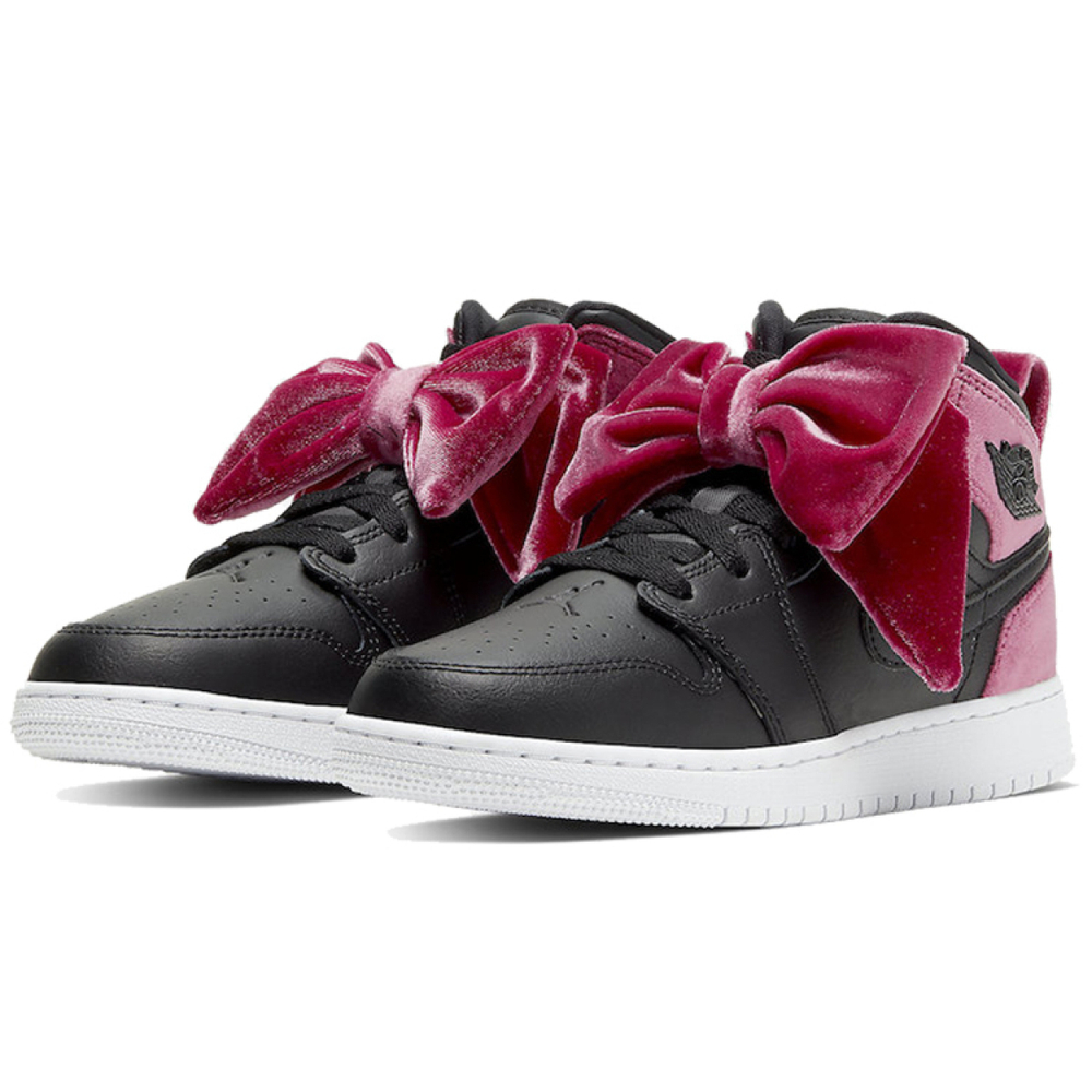 Кроссовки Air Jordan 1 Mid Bow XLD GS Noble Red