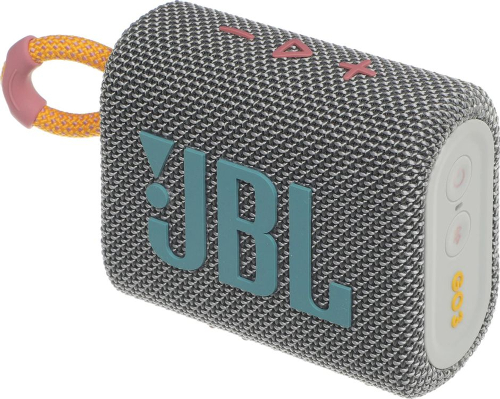 Колонка портативная JBL GO 3, 4.2Вт, серый [jblgo3gry]