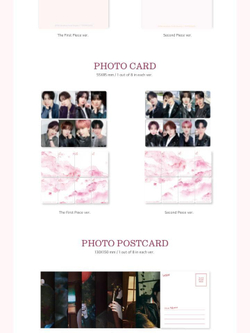 Альбом EPEX - Youth Chapter 1 : YOUTH DAYS 1st Album 2 Version SET