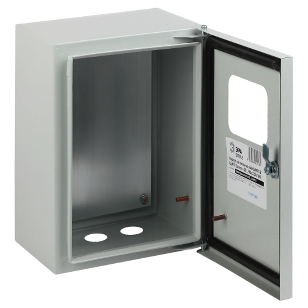 Корпус металлический ЭРА SIMPLE ЩМПг-00 с окном (290х220х175) IP54 У2 серый | Электротовары