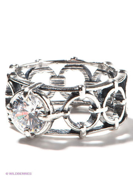 "Прия" кольцо в серебряном покрытии из коллекции "Санскрит" от Jenavi