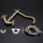 Смеситель для кухни, Gappo, с кран-буксой, бронз, G4063-4