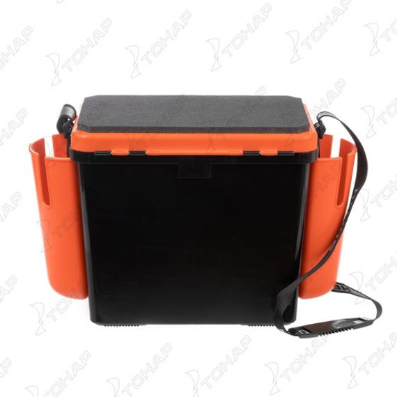 Ящик зимний Helios "FishBox" односекционный (19л) оранжевый