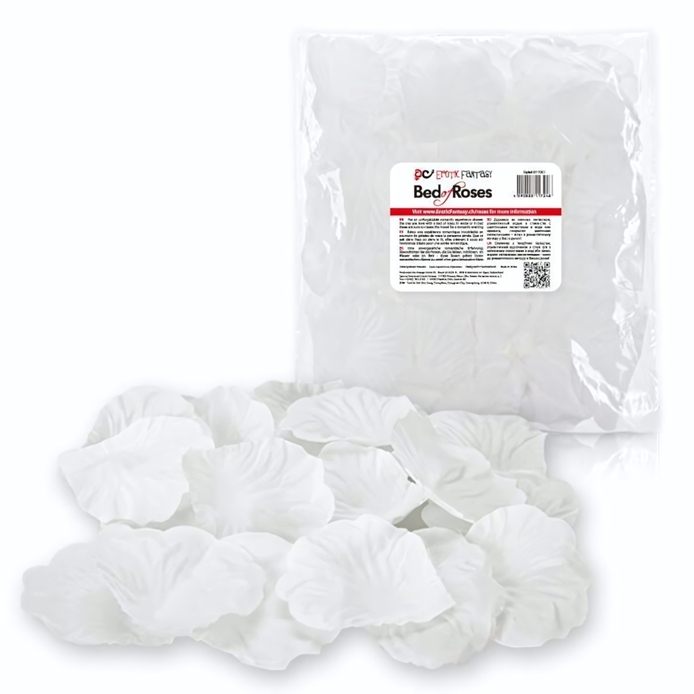 Белые лепестки роз Bed of Roses (Цвет: белый)