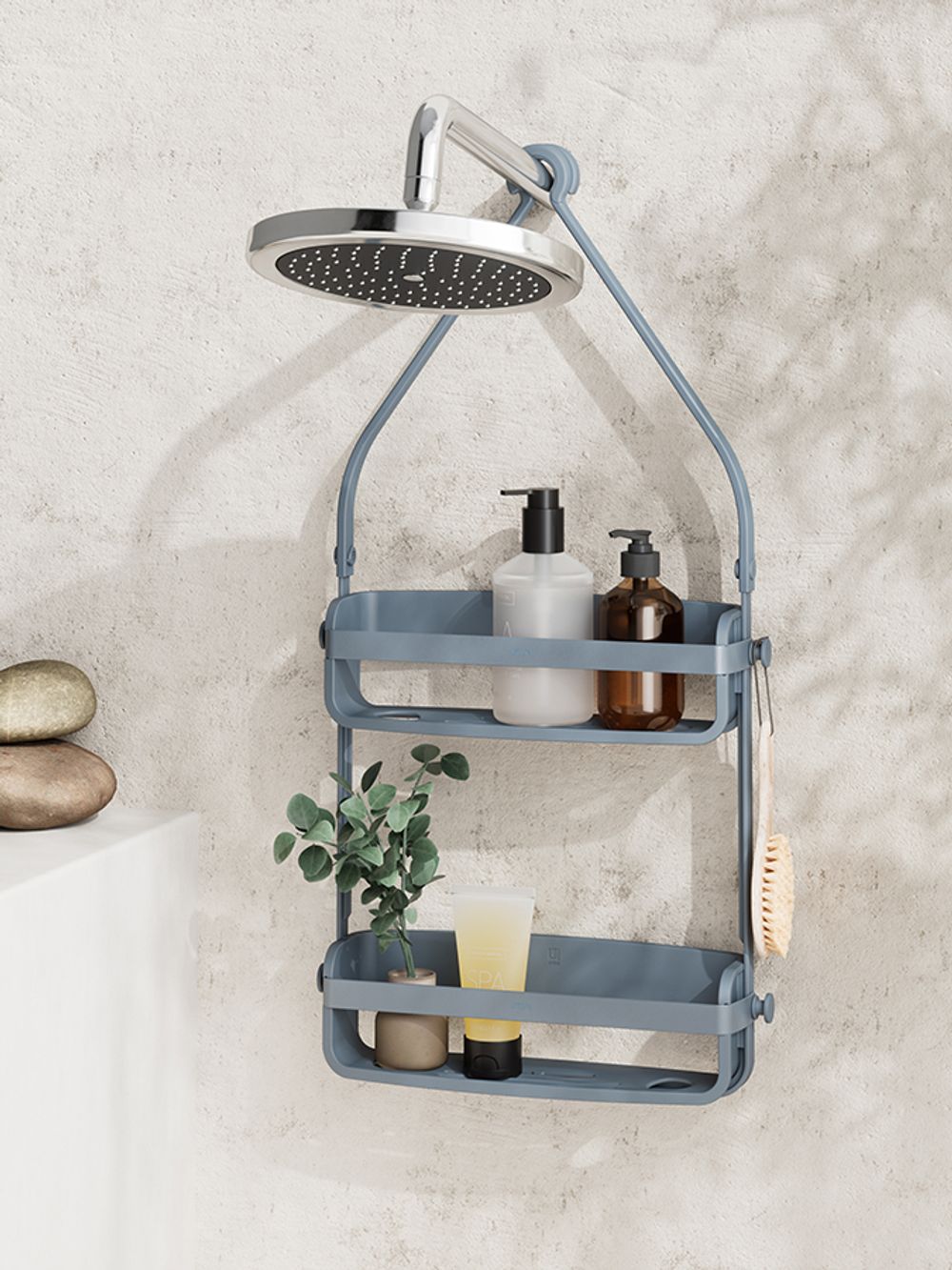 Органайзер для душа Flex, синий