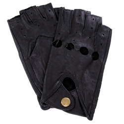 Перчатки женские без пальцев чёрные (029)