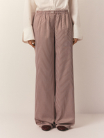 Брюки из хлопка в полоску