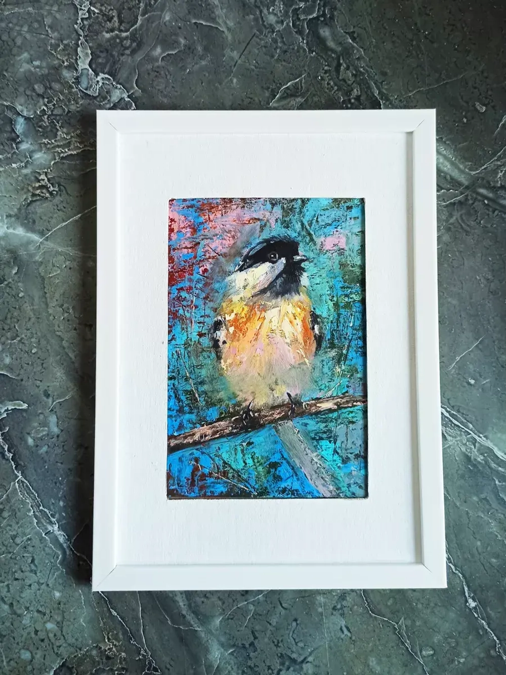 Картина маслом в раме