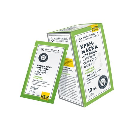 Крем-маска с грязью Сакского озера "Глубокое очищение"