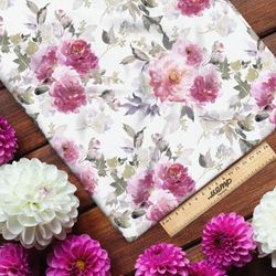 Ткань саржа соцветия цветочных элементов