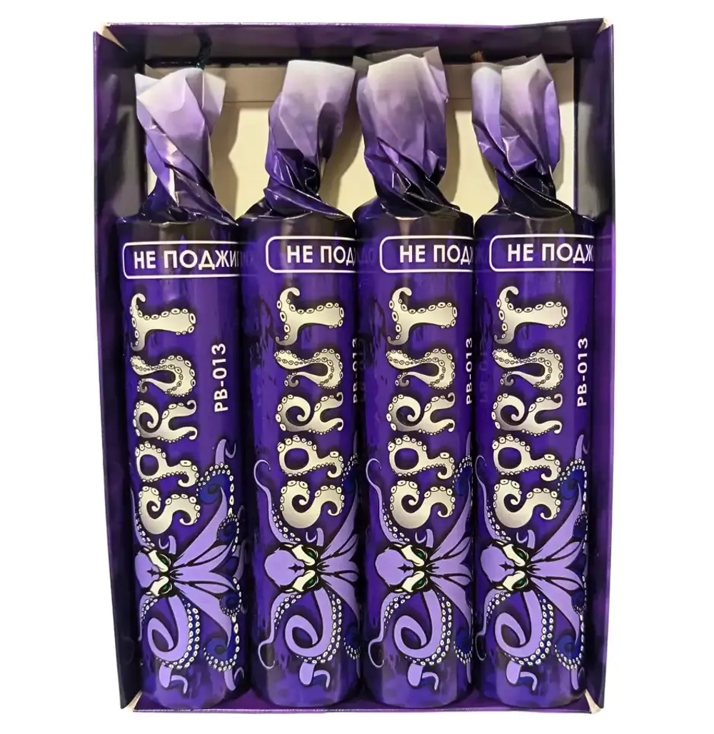 Петарда PB-013 Sprut — купить огромную петарду, большие петарды купить, мощный формат «Ахтунг» от РПК Залп.