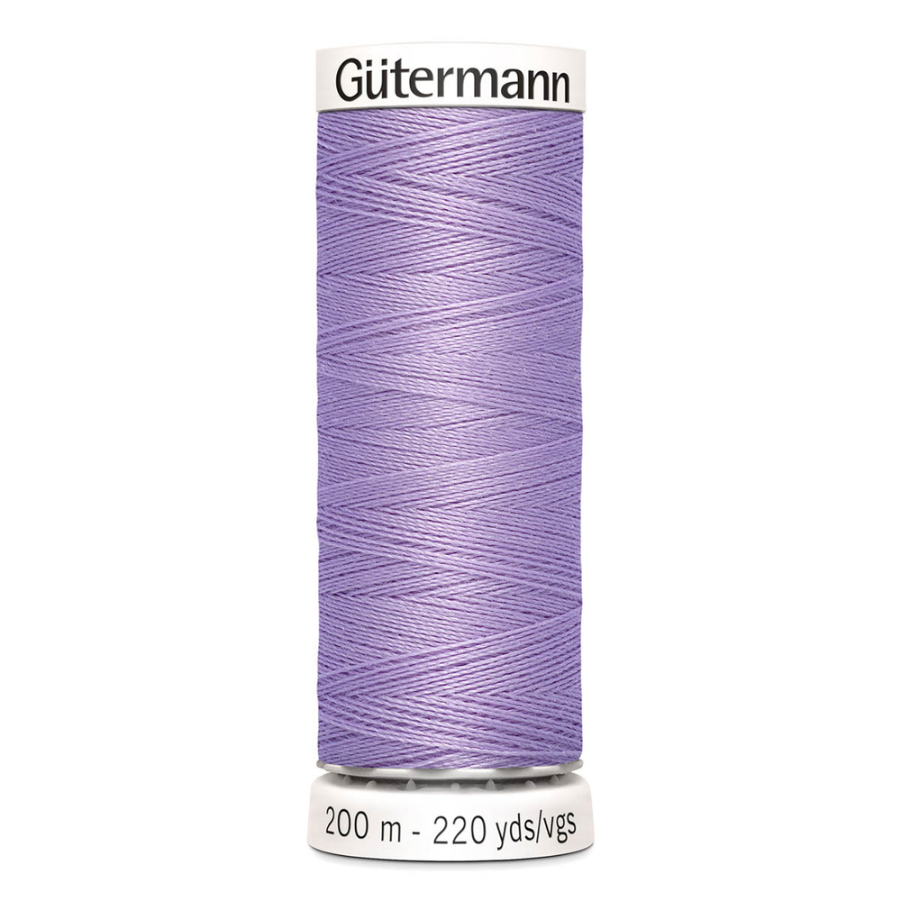 01 Нить Sew-All 100/200 м для всех материалов, 100% полиэстер Gutermann 748277 (158 св.сиреневый)