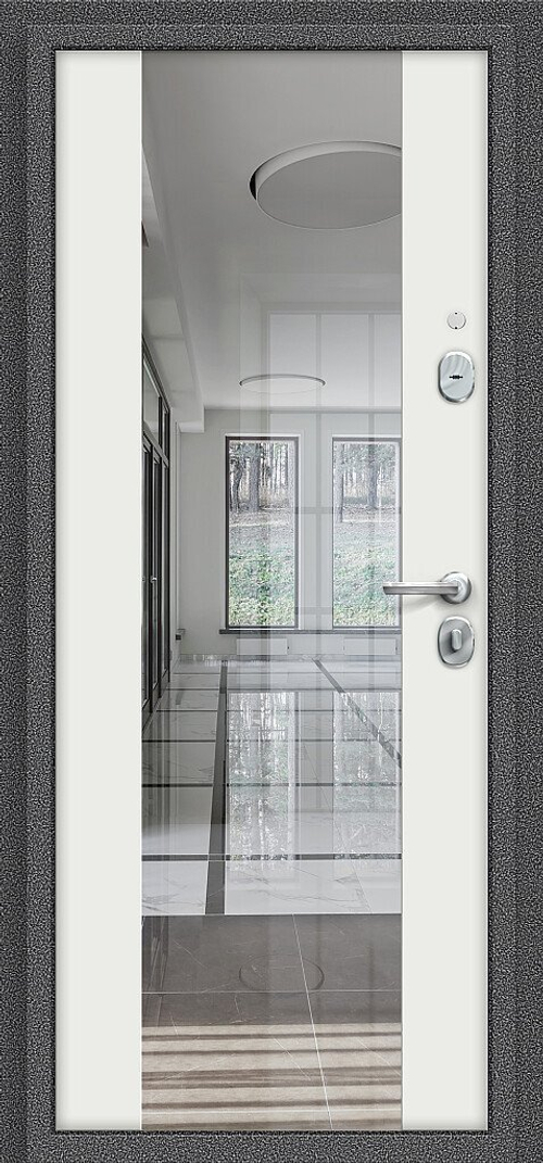 Тайга-7 Антик Серебряный/Белый 205*86 левое