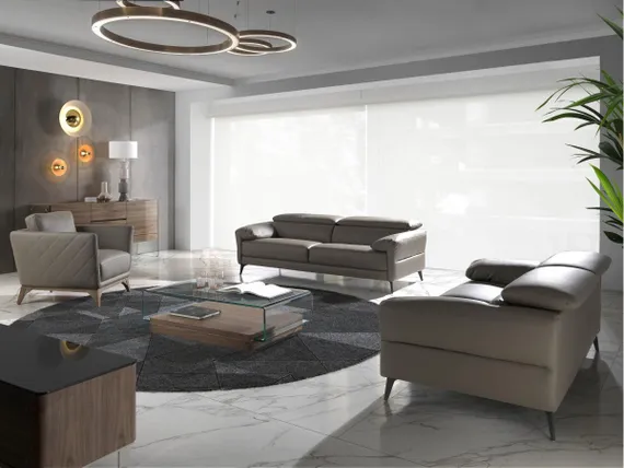 Журнальный столик Angel Cerda 2004, 120х70 см, стекло, орех