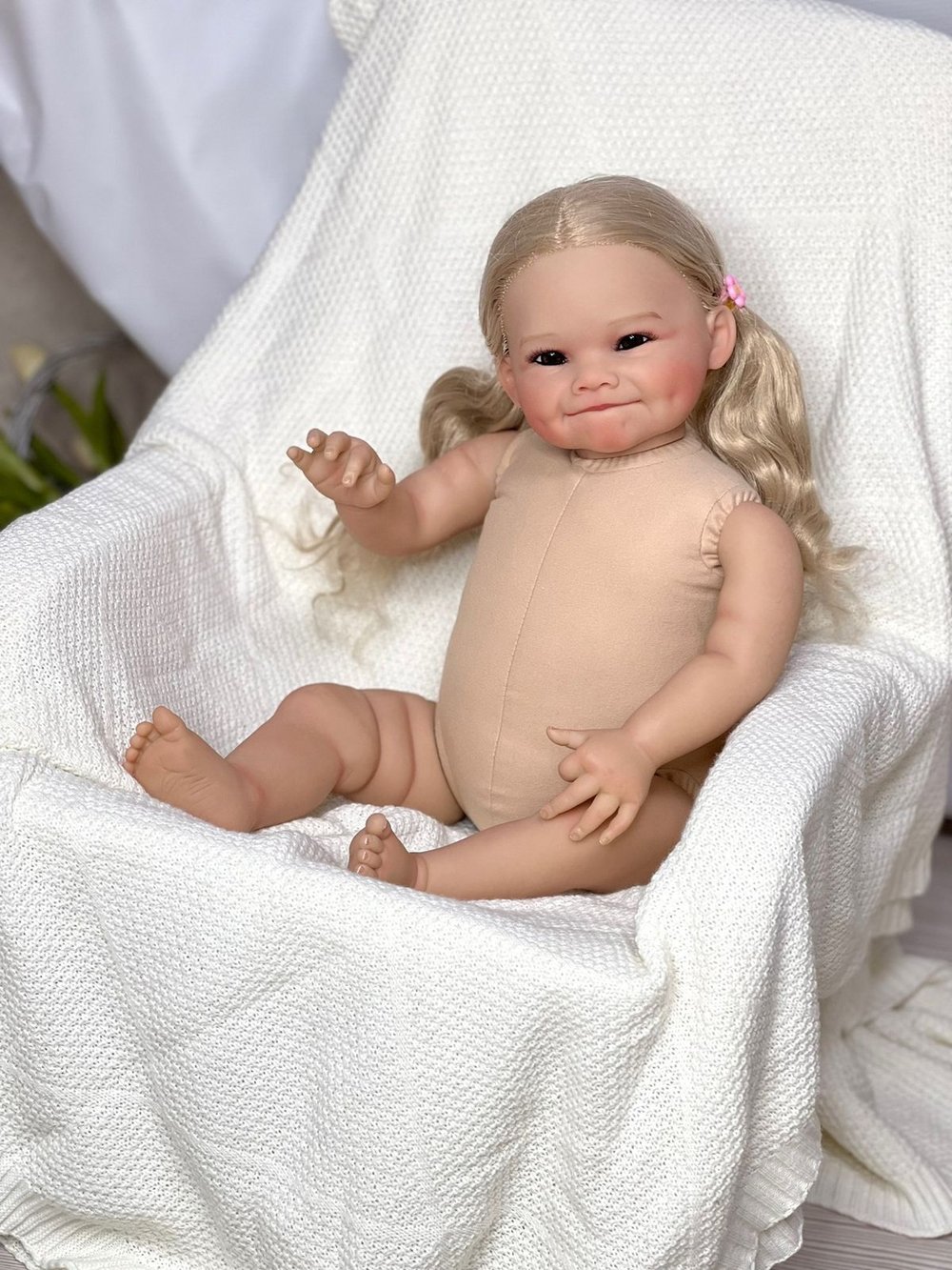 Кукла Реборн мягконабивная 60см (FA-963)