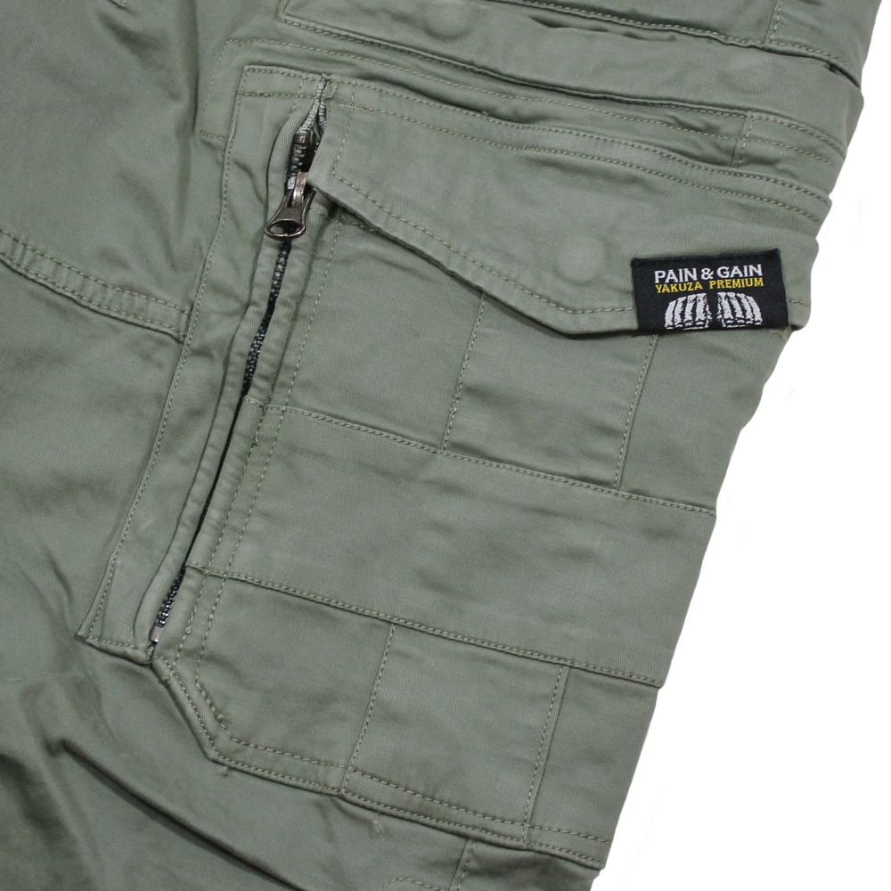 Карго штаны оливковые Yakuza Premium 3953