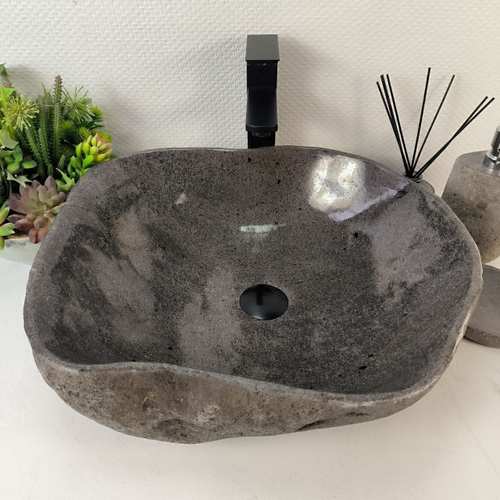 Раковина из речного камня RS-65210 49*44*15 0862