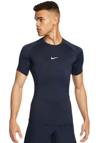 Компрессионка  Nike Pro Dri-FIT Tight Short-Sleeve фитнес Top - небесный