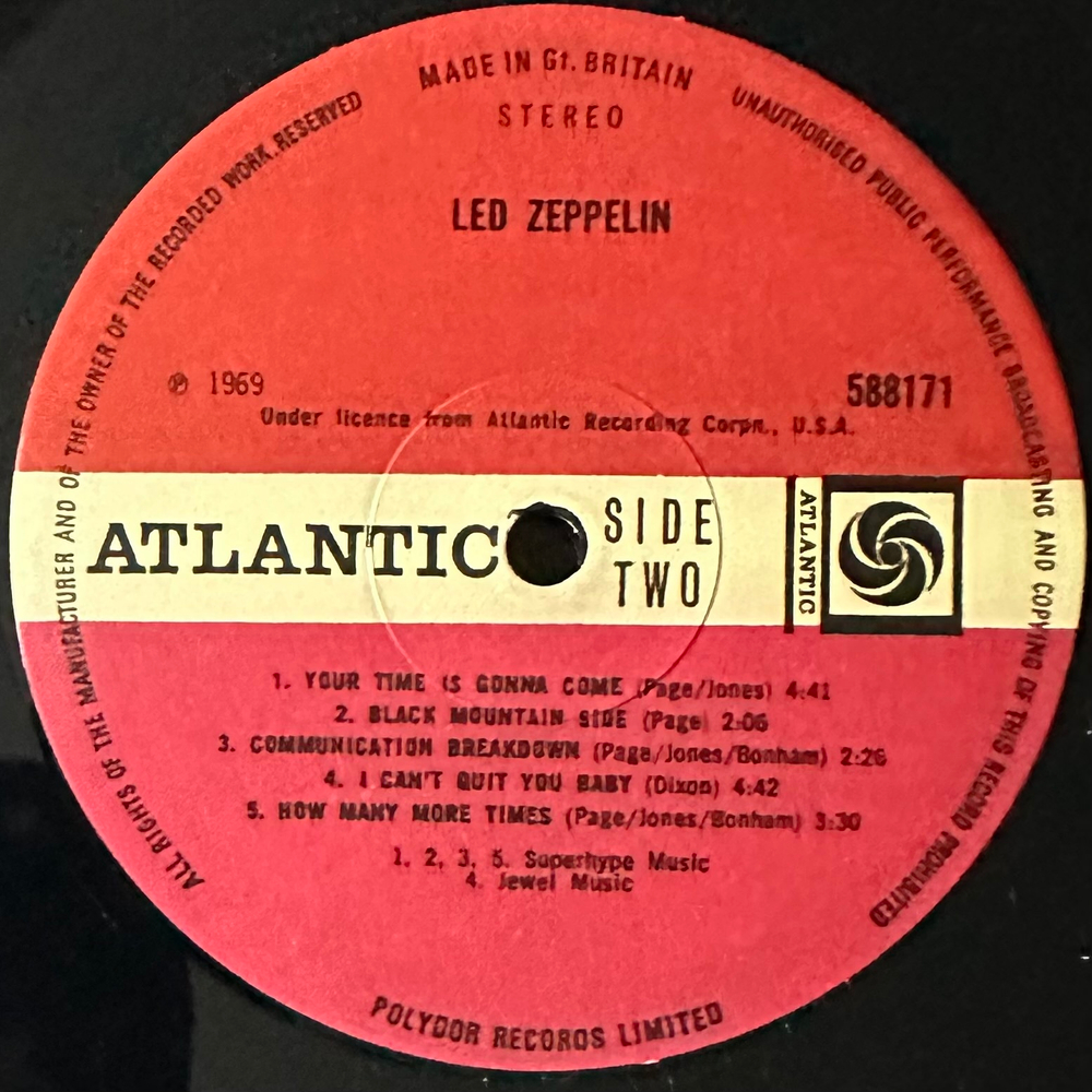 Led Zeppelin- Led Zeppelin (Европа)