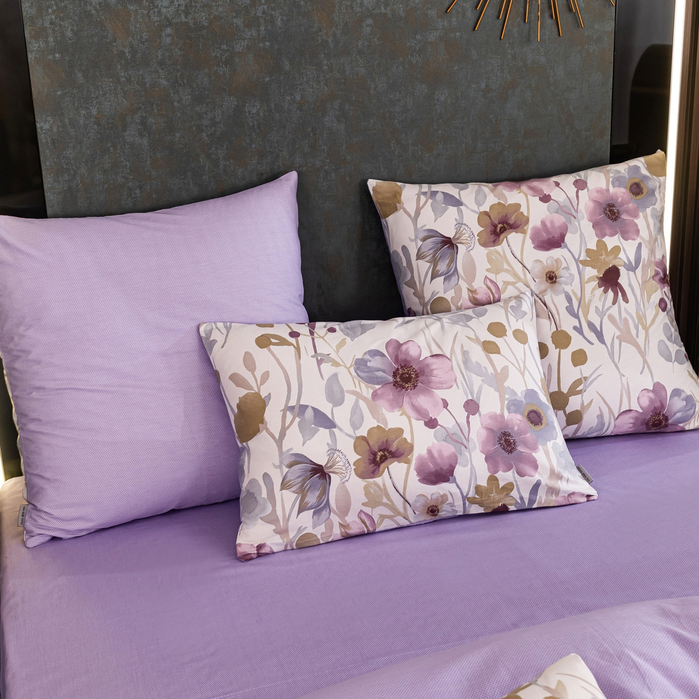 Комплект постельного белья Люкс Сатин 100% хлопок на резинке AR344