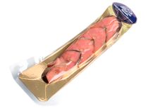 Нарезка горбуши холодного копчения филе-ломтики, 100г