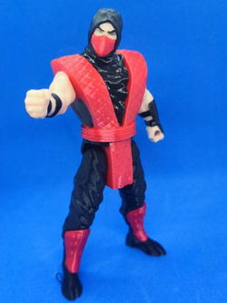 Подвижная фигурка "Эрмак" Mortal Kombat, пластик, цвет красный