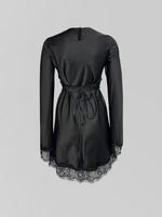 Платье Agdali Brand 1836 короткое атласное со шнуровкой на спине