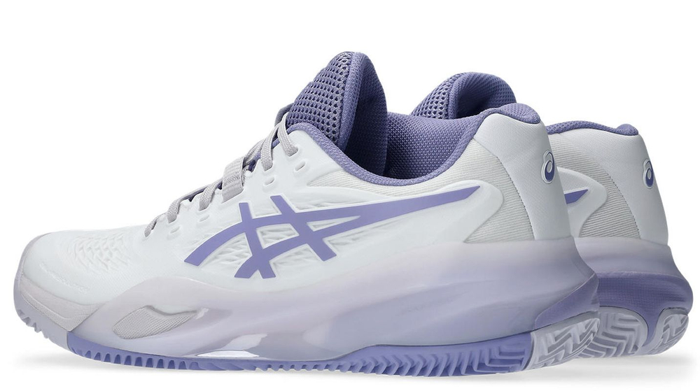 Женские теннисные кроссовки Asics Gel-Resolution X Clay - white/bluebell