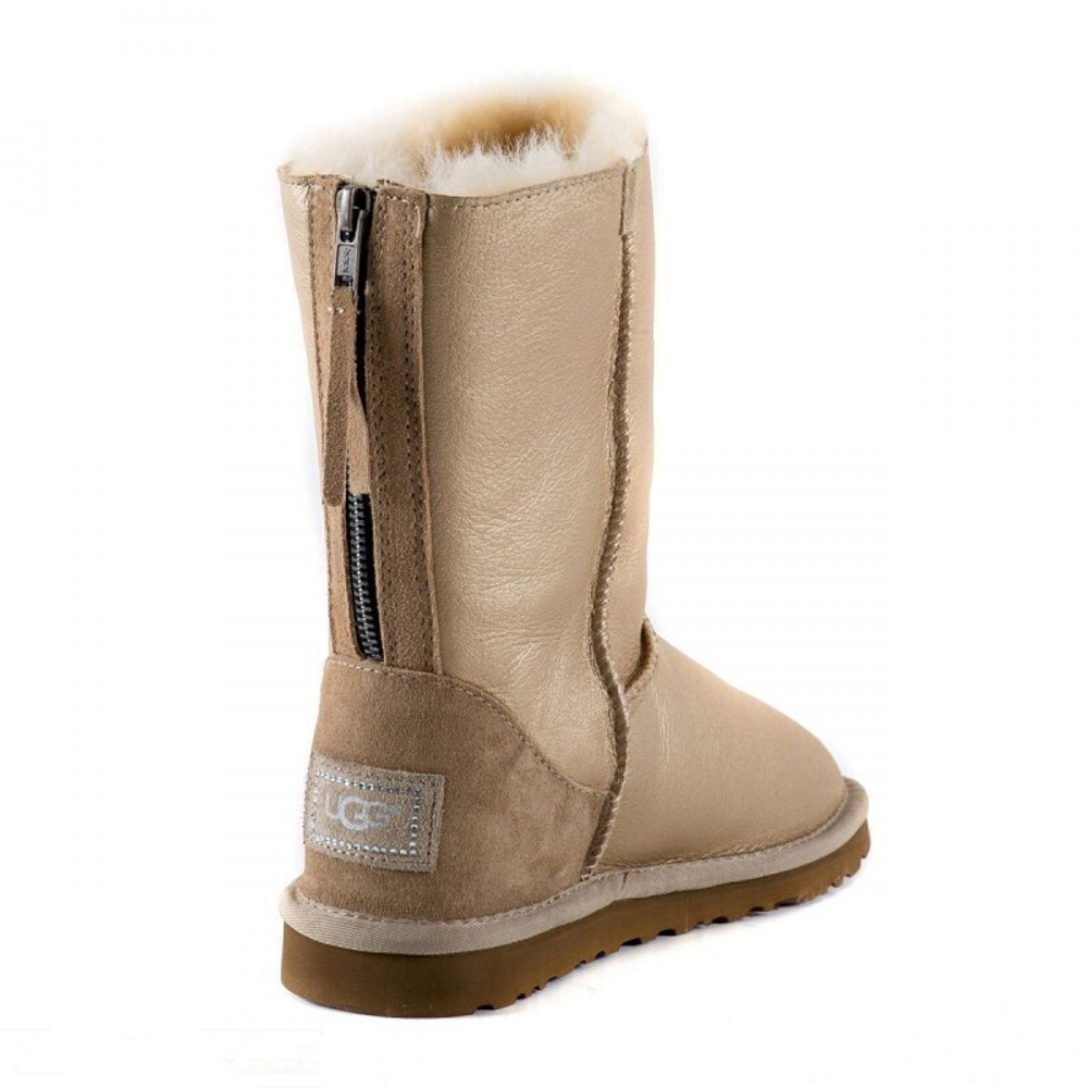 Угги Short Zip Soft Gold