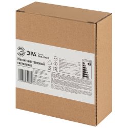 Магнитный трековый светильник ЭРА TRM20-6-7W3K BK светодиодный 7Вт 3000К черный для системы NOVA