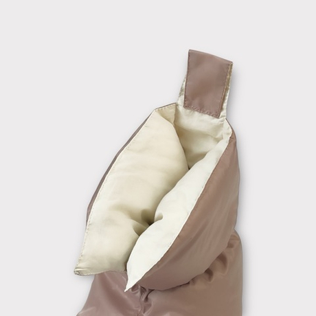 Сапожки-носочки пуховые German Grass Comfort Socks Travel Grass Latte карамельно-бежевые