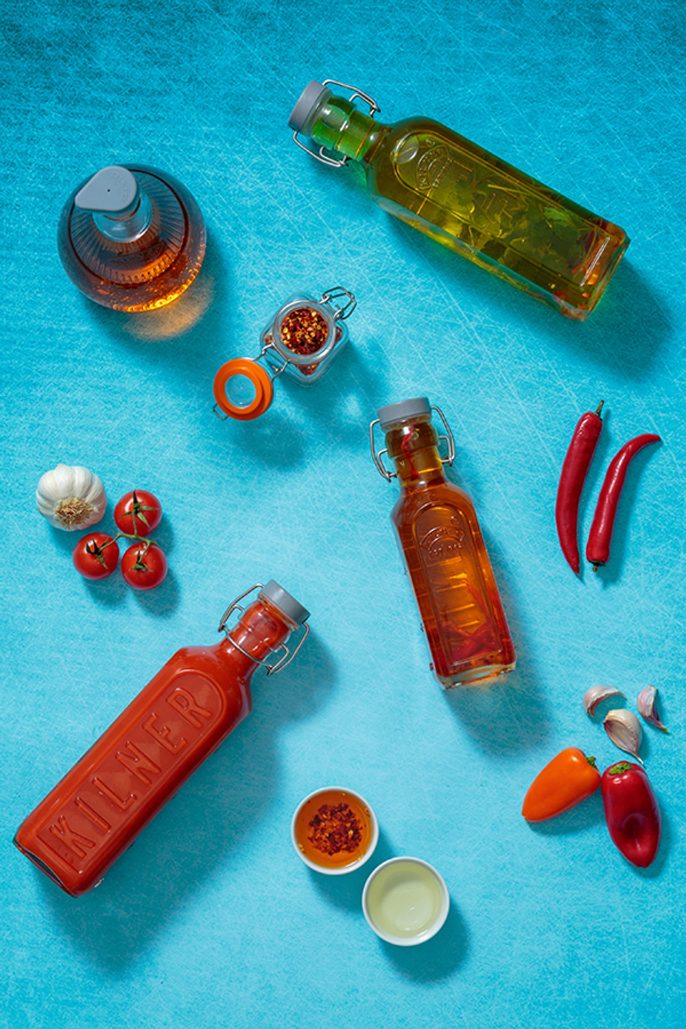 Бутылка 0.3л Clip Top с мерными делениями Kilner