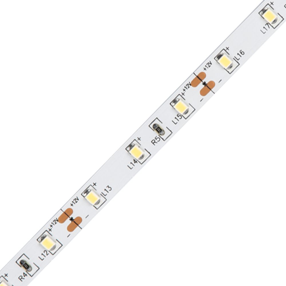 ULS-Q320 2835-60LED-m-8mm-IP20-DC12V-4.8W-m-5M-6500K Гибкая светодиодная лента на самоклеящейся основе. Катушка 5 м. в герметичной упаковке. Дневной свет6500K. ТМ Volpe.