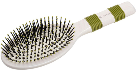 Щетка массажная DEWAL NATUREL продувная овальная деревянная 13-рядов